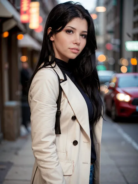 shirt, coat, bokeh, bokeh effect, 1girl, upper body, portrait