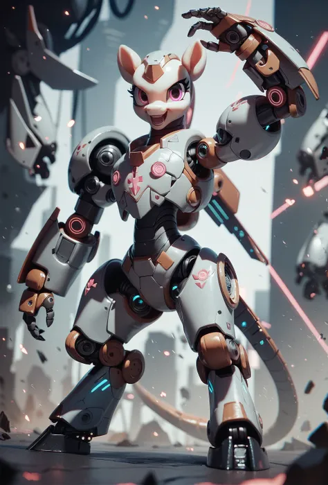 score_9, score_8_up, score_7_up, score_6_up, 1girl, pony robot posing in complex futuristic armor, exciting pose, raised arm, power, cyborg, giant creature, cinematic, epic photoshot <lora:prbt1:1.3>