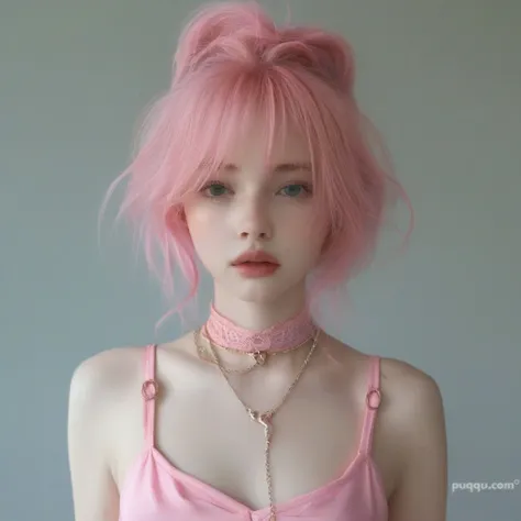 pink hair