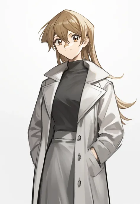 score_9,score_8_up,score_7_up,<lora:tenjouin_asuka_pony:1>,1girl, bad_id, bad_twitter_id, black_sweater, brown_eyes, brown_hair, closed_mouth, floating_hair, grey_coat, grey_skirt, hair_between_eyes, highres, long_hair, long_sleeves, open_coat, sketch, smi...