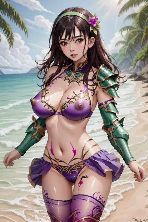 bikini-armor body-painting