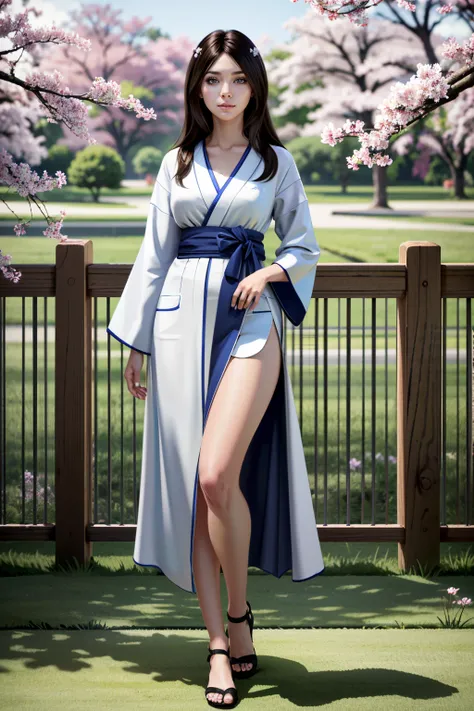 ((ultra detailed, masterpiece, absurdres))
<lora:MEDiana:0.8>
MEDiana, 1girl, long hair, brown hair, full body, in a traditional kimono, surrounded by cherry blossoms