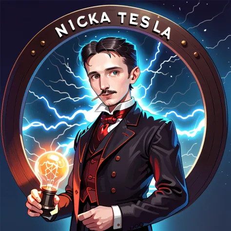 best quality,Nikola Tesla,<lora:FakeMobileGame:1>