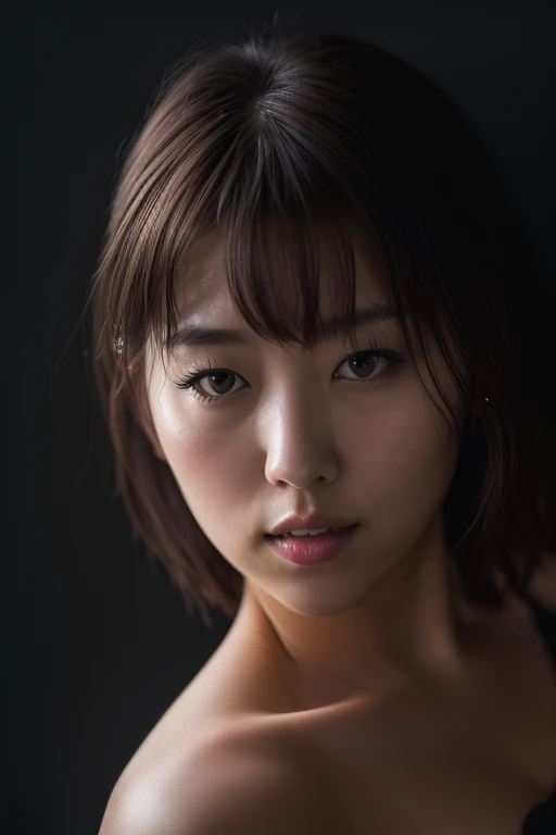 DEN_nanami_matsumoto,
((headshot:1.2) portrait on a (plain dark grey background:1.2), (headshot:1.2), (face focus:1.1), (soft focus:1.2), low lighting, (out of focus:1.2):1.2),
bokeh, f1.4, 40mm, photorealistic, raw, 8k, textured skin, skin pores, intricat...