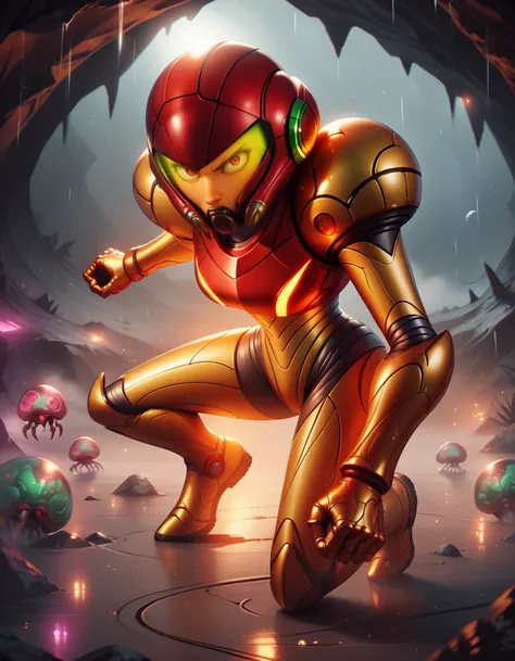 Samus (DALL E-3) Two Costumes I PonyXL