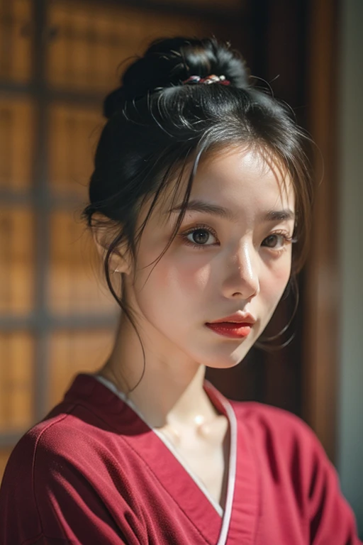 An oriental girl,Ultra HD,shot by a Hasselblad camera,with high-definition,ultra-realistic skin details,