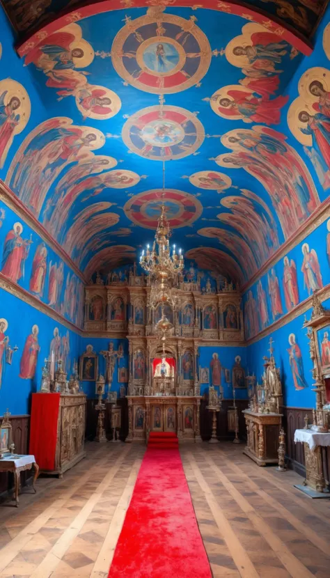 Romanian Orthodox Church Interior