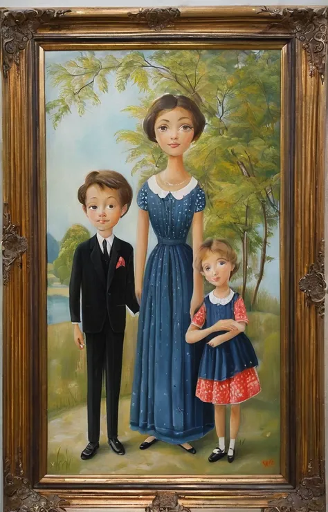 masterpiece,best quality,<lora:tbh146-sdxl:0.7>,portrait of family,