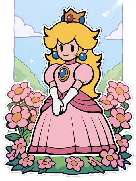 Paper Peach (Paper mario) + style ?