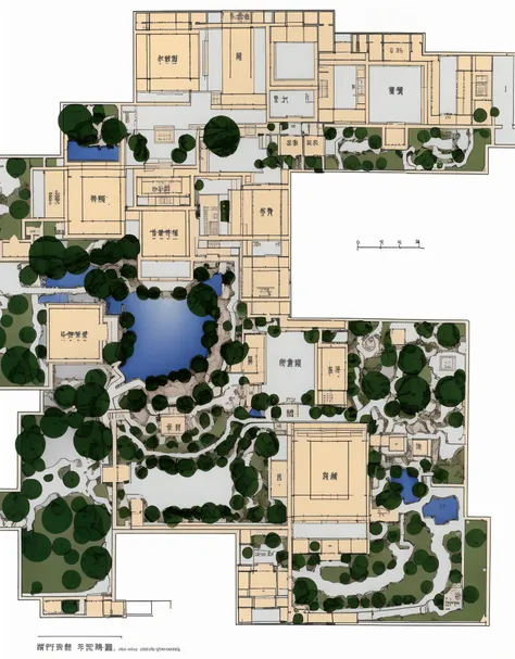 Chinese Classical Garden plan Design