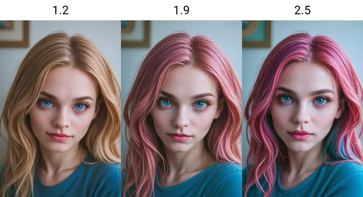 Colorful Hair Slider