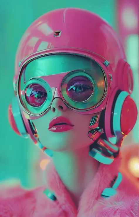 masterpiece,best quality,<lora:tbh154-sdxl:1>,illustration,style of Miles Aldridge, portrait of robot