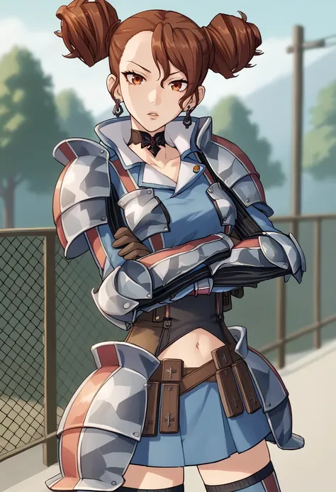 Brigitte "Rosie" Stark (Valkyria Chronicles) [Pony Diffusion]