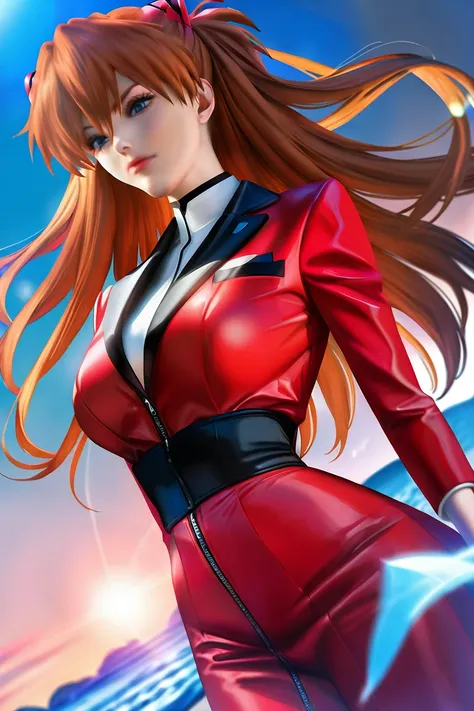 (best quality),(masterpiece),1girl,colorful,dynamic angle,Asuka Langley,upper body,fashion,Evangelion red suit,moonlight passing through hair,<lora:HaveyouWould_XL_v1.2-000198:0.8>,