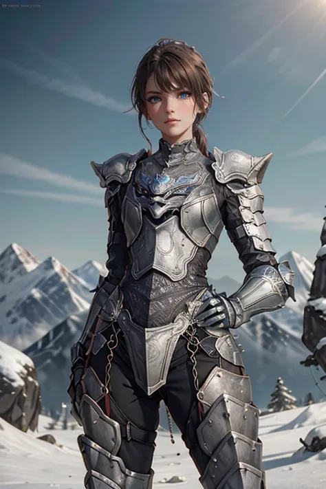 <lora:HXarmour_068:0.8>,MOUNTAIN,Bending forward,, hxarmour,1girl,(brown armour:1.3),, ultra-detailed,extremely delicate and beautiful,(by exquisite colors block),masterpiece,best quality,unreal engine 5 rendering,movie light,movie lens,movie special effec...