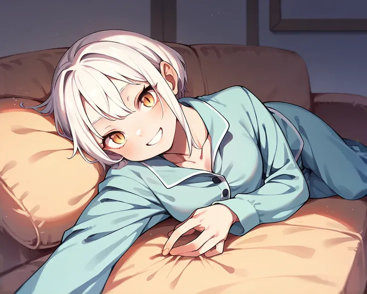 score_9, score_8_up, score_7_up, source_anime, solo, 1girl, pajamas, lying, on couch, looking at viewer, smile, ffc selfie,<lora:ffc_selfie_PDXL-000002:1>