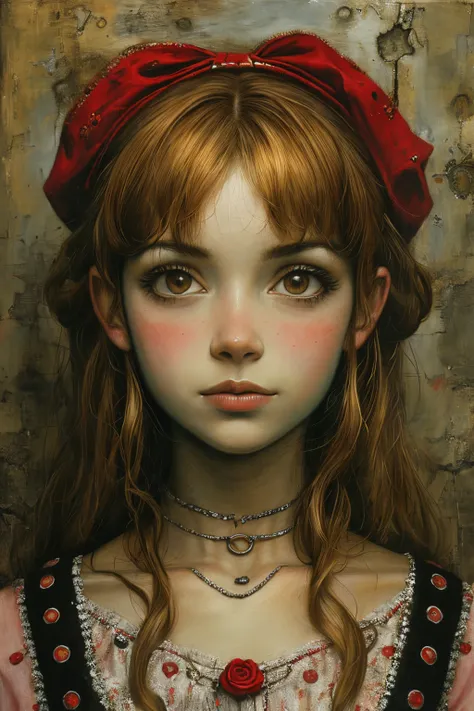 masterpiece,best quality,<lora:tbh163-:0.8>,illustration,style of  Mike Worrall, portrait of idolmaster cinderella girls,