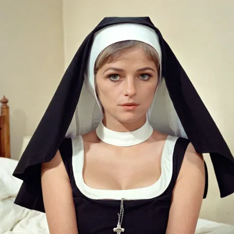 gnilpmarettolrahc as a sexy nun <lora:Charlotte Rampling 2 SDXL-step00001500:1>