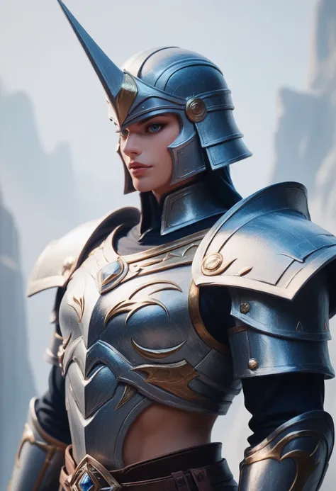 ((score_9), score_8_up, score_7_up), score_6_up, score_4_up, score_5_up, artful dreamy masterpiece,  Historical Epic Hero: Design a stoic character with a detailed and imposing armor set, drawing inspiration from the historical realism and detailed armor d...