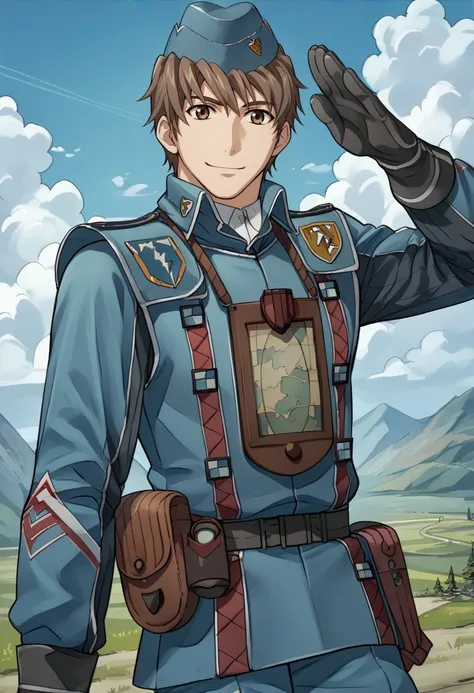 Welkin Gunther (Valkyria Chronicles) [Pony Diffusion]