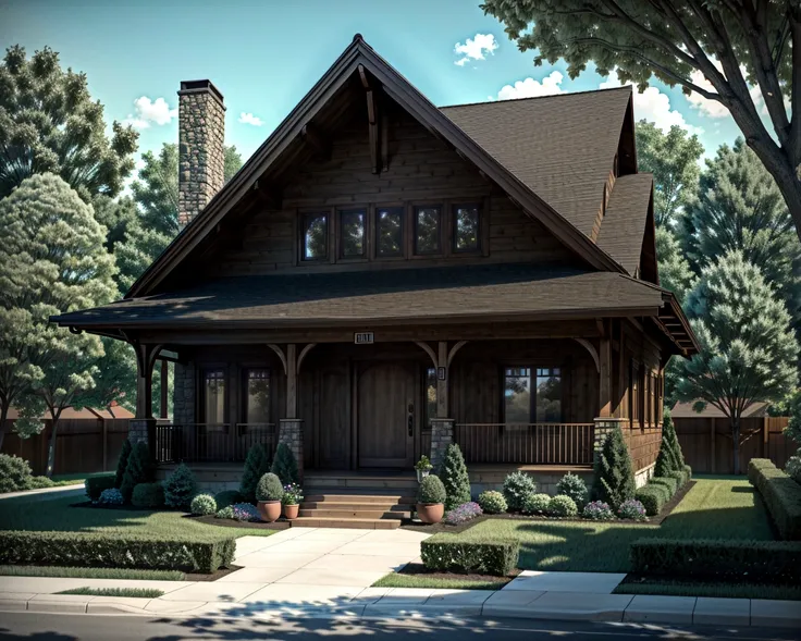 American craftsman style houses