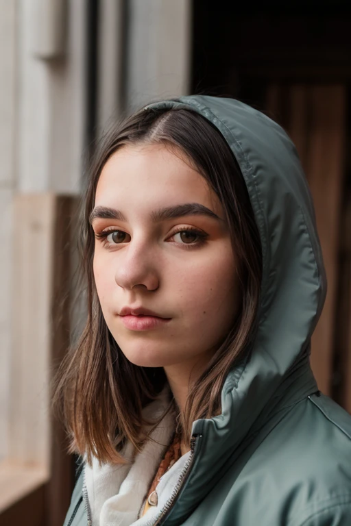 <lora:Sarah:0.8>,  full color portrait of a young woman, wearing a jacket, natural light, RAW photo, subject, 8k uhd, dslr, soft lighting, high quality, film grain, Fujifilm XT3, Nikon D850