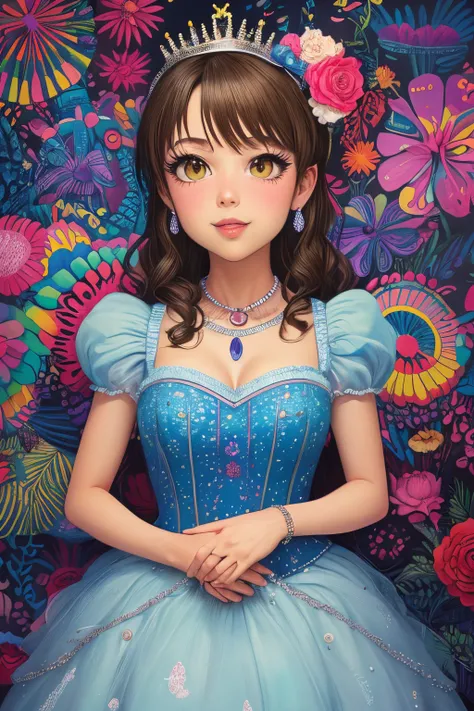 masterpiece,best quality,<lora:tbh181-:0.6>,illustration,style of Chris Dyer,idolmaster cinderella girls,