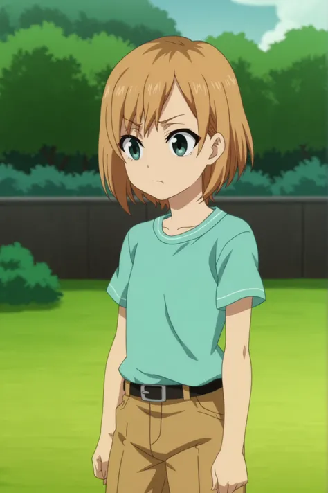 rating_all, anime screencap, flat colors, flat shadows, Aoi Miyamori <lora:Shirobako-Aoi_Miyamori-PDXL:0.7> <lora:sdxl_lightning_4step_lora:1>