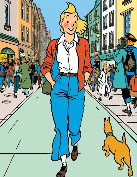 Hergé - Tintin - SDXL