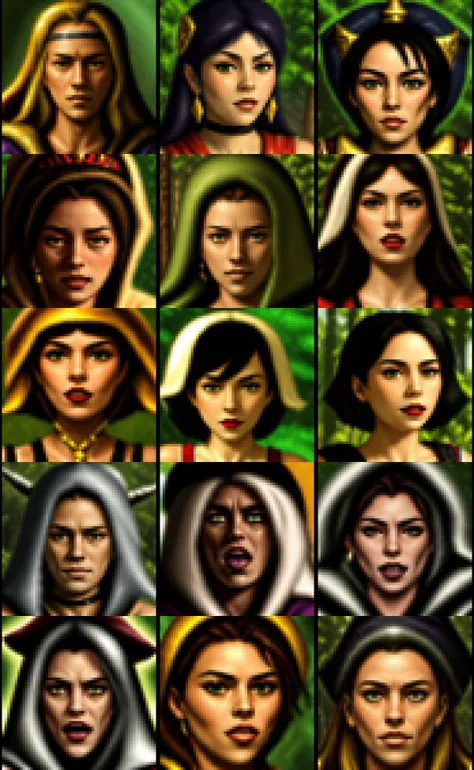Heroes of Might & Magic 3 Portrait Style (SD 1.5, LoRA)