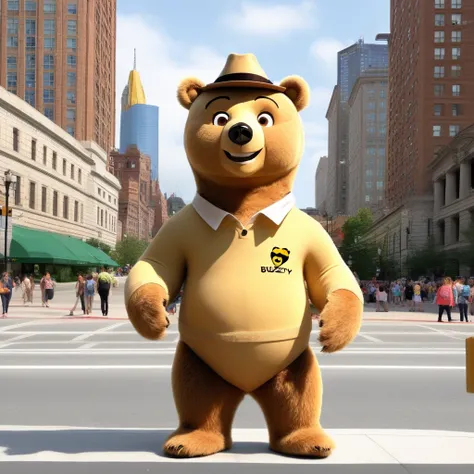 Buzzy the Bear at the City