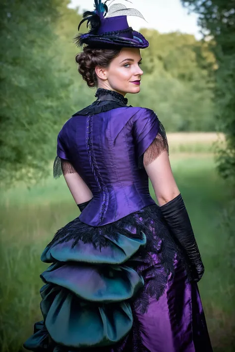 Victorian bustle dress