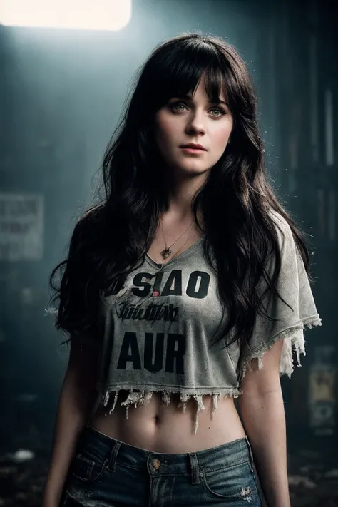 ZooeyD_SoloTI_v1,
(In a mud-splattered jersey and shorts, with dirt-streaked legs and messy hair, for a gritty and spirited look),
(A cold, imposing setting with rigid architecture and propaganda banners, an atmosphere of control and oppressive power:1.3),...