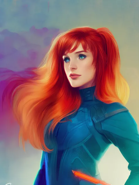 digital art by charliebowater_v2, futuristic, female  superhero, beautiful, auburn hair with bangs, (full body:1.3), mist, trending on instagram
<lora:more_details:0.5> <lora:charliebowater_v2:0.9> charliebowater_v2  <lora:redjade_v4_lora:0.65>