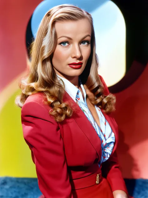 <lora:VeronicaLake:1> veronica lake  as a working girl, looking at the viewer, high quality, bright colors, masterpiece