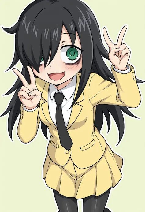 Tomoko Kuroki (黒木 智子) - Watamote (わたモテ) [Manga Version] [SDXL Pony]