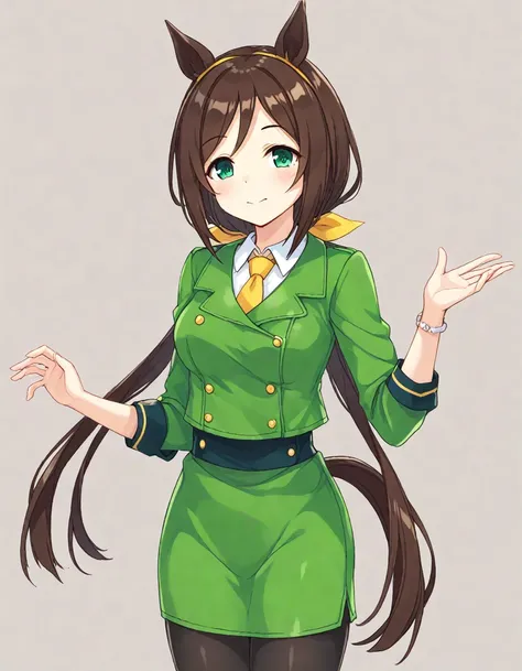 <lora:hayakawa_tazuna_XL-bf16-pony-v1:1>hayakawa tazuna, office lady,animal ears, tail,, BREAK score_9, score_8_up, score_7_up, BREAK  source_anime, best quality, masterpiece, uncensored,(clear eyes:1.2),(4 finger:0.5),zPDXLpg   ,  <lora:Hyper-SDXL-4steps-...