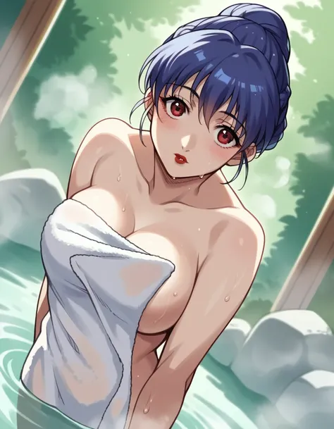 score_9, score_8_up, score_7_up, source_anime,
yurikoshiratori, <lora:yuriko-shiratori-ova-ponyxl-lora-nochekaiser:1>,
yuriko shiratori, red eyes, blue hair, ponytail, hair bun, single hair bun, makeup, lipstick, red lips, braid, french braid,
nude, naked,...