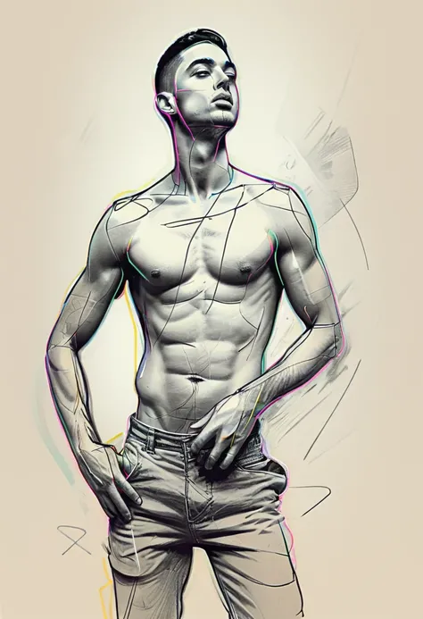 <lora:artfullyREALSKETCH_SDXL_V1:1>, artrlsktch, illustration, male