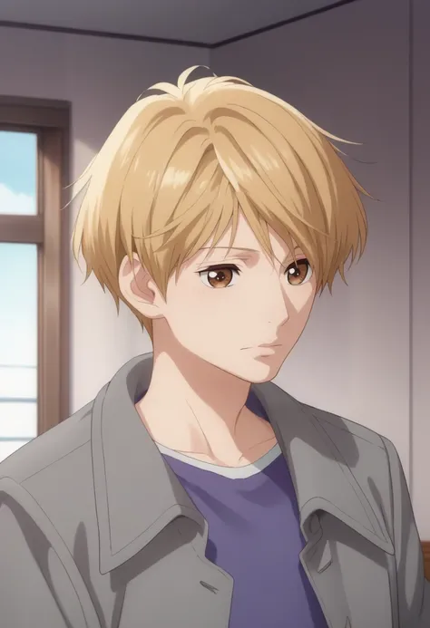 score_9, score_8_up, score_7_up, score_6_up, detailed,source_anime, male focus
rio yamamoto, blonde hair, brown eyes, grey jacket, purple shirt, source_<lora:EMS-404031-EMS:1.000000>