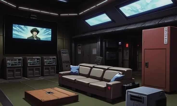 Cowboy Bebop Artstyle LORA SDXL (environments/props)