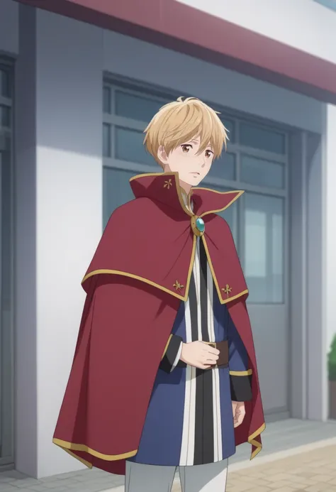 score_9, score_8_up, score_7_up, score_6_up, detailed,source_anime, male focus
rio yamamoto, blonde hair, brown eyes, red cape, blue jacket, white pants, blush, looking at viewer<lora:EMS-404031-EMS:1.000000>