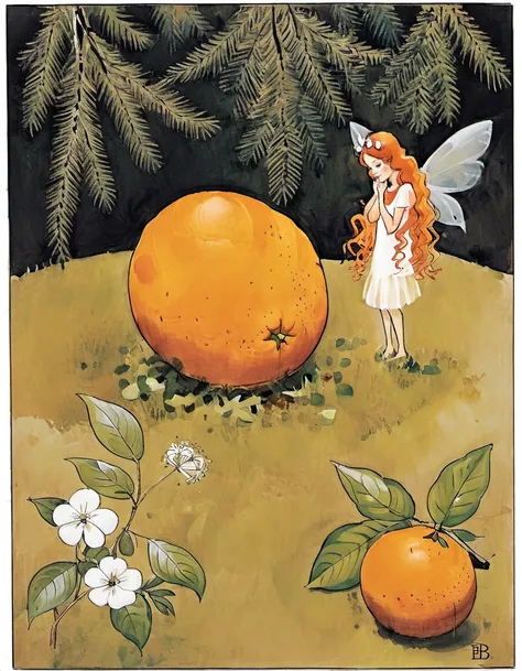 Children book illustration - Elsa Beskow Style - SDXL 1.0