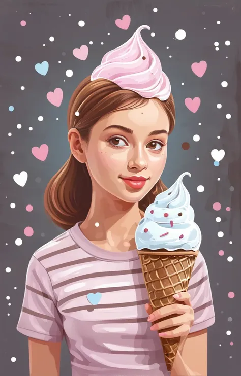 A style specifically designed for producing cartoon patterns on ice cream - tangbohu [SDXL] 14