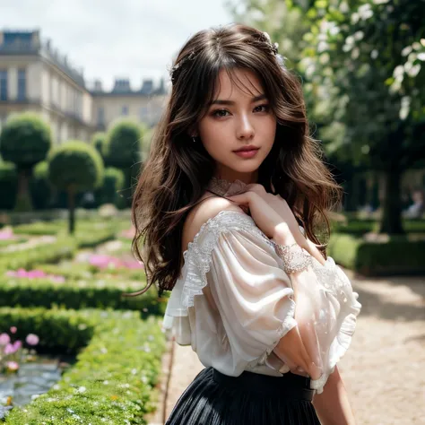 (Versailles gardens, SFW, ruffled blouse, pleated skirt, pearl bracelet, strolling through manicured gardens, noon:1.35) Instagram_Influencer_69_By_Stable_Yogi
Faceshot_By_stable_yogi
Skin_Detailer_By_Stable_yogi
Humanizer_Embedding_By_Stable_Yogi
Styler_E...