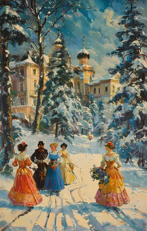 style of Boris Kustodiev [SDXL] 263