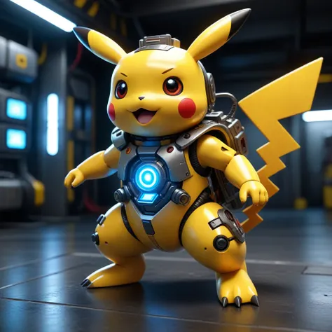 ( 4D_GLOSSY_CRISP_PHOTOREALISTIC_SHOT_OF /ROBOCORE-PIKACHU MECH/ SUPER-RESOLUTION_3D_ANAMORPHIC_STYLE: 1.2)