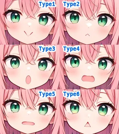 Mouth collection (6 types)