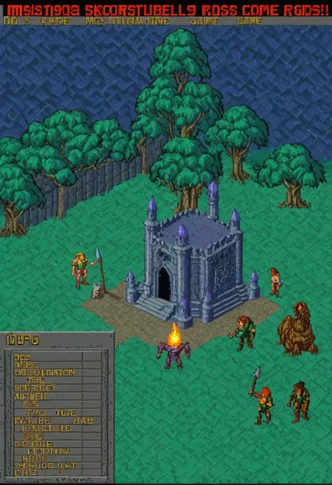 <lora:3D_Movie_Maker_XL:1.1> a screenshot from a 1990s MS-DOS RPG game