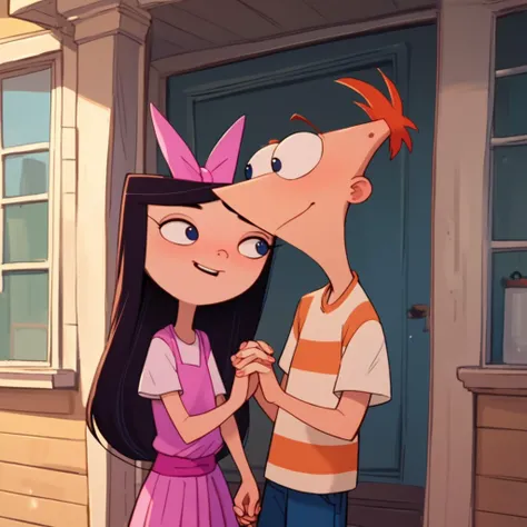 Isabella and Phineas together - Phineas and Ferb (PonyXL)